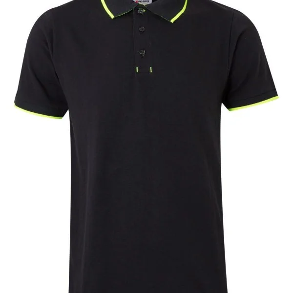 Two-Tone Short Sleeve Polo Shirt gallery
