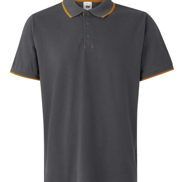 Two-Tone Short Sleeve Polo Shirt gallery