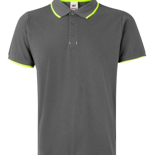 Two-Tone Short Sleeve Polo Shirt gallery