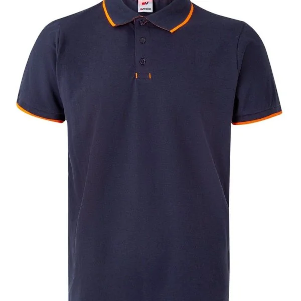 Two-Tone Short Sleeve Polo Shirt gallery