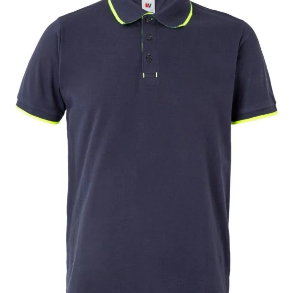 Two-Tone Short Sleeve Polo Shirt gallery
