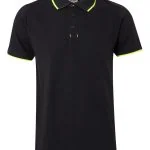 Two-Tone Short Sleeve Polo Shirt