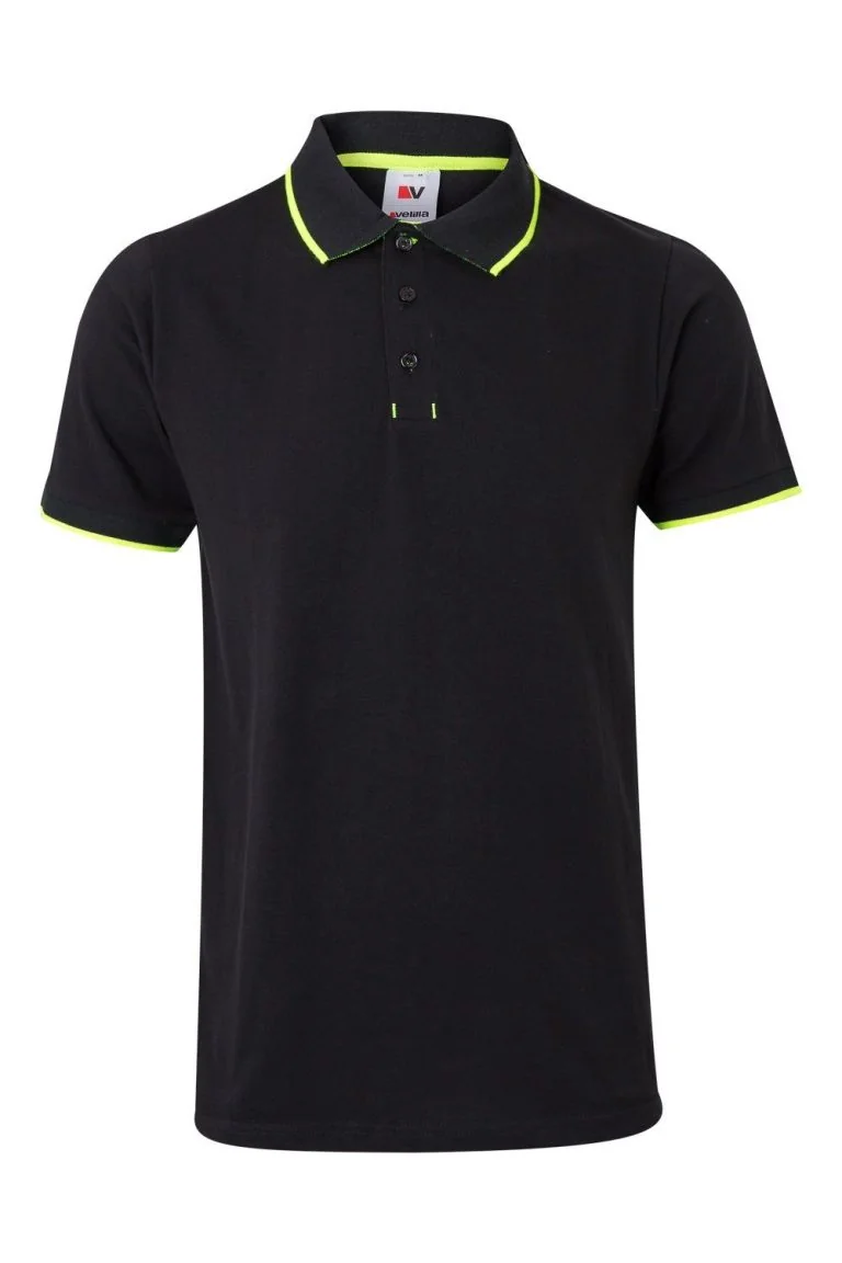Two-Tone Short Sleeve Polo Shirt