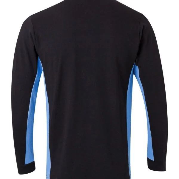 Two-Tone Long Sleeve Polo Shirt gallery