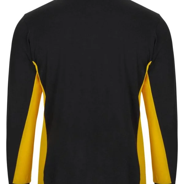 Two-Tone Long Sleeve Polo Shirt gallery
