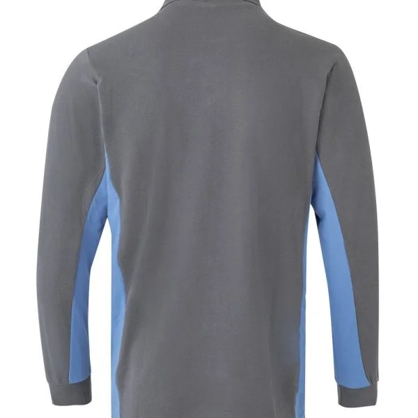 Two-Tone Long Sleeve Polo Shirt gallery