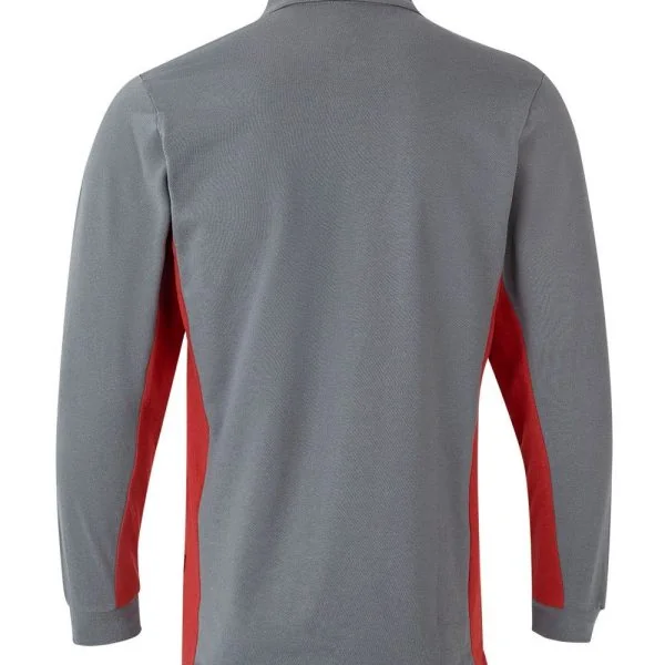 Two-Tone Long Sleeve Polo Shirt gallery