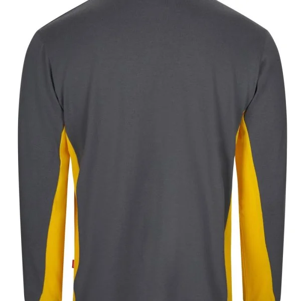 Two-Tone Long Sleeve Polo Shirt gallery