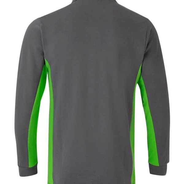 Two-Tone Long Sleeve Polo Shirt gallery