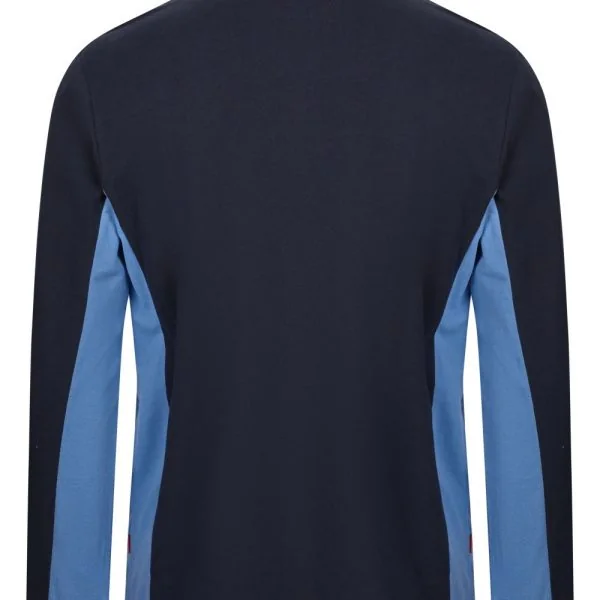 Two-Tone Long Sleeve Polo Shirt gallery