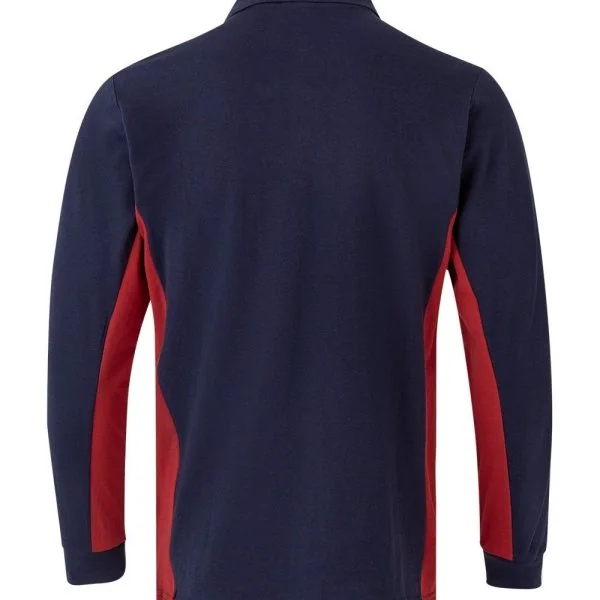 Two-Tone Long Sleeve Polo Shirt gallery