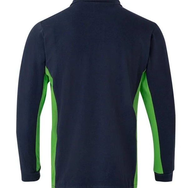 Two-Tone Long Sleeve Polo Shirt gallery