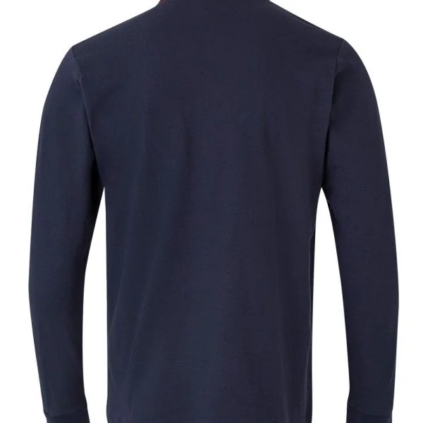 Two-Tone Long Sleeve Polo Shirt gallery