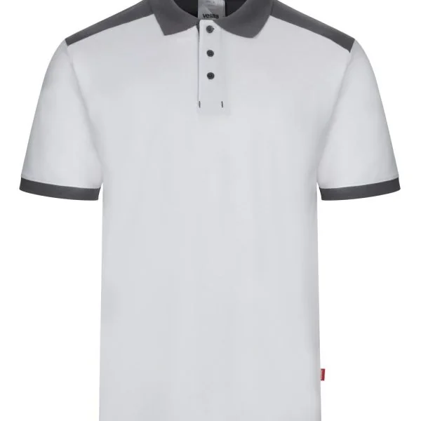 Two-Tone Short Sleeve Stretch Polo Shirt gallery