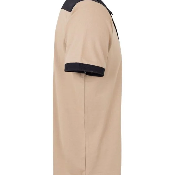 Two-Tone Short Sleeve Stretch Polo Shirt gallery