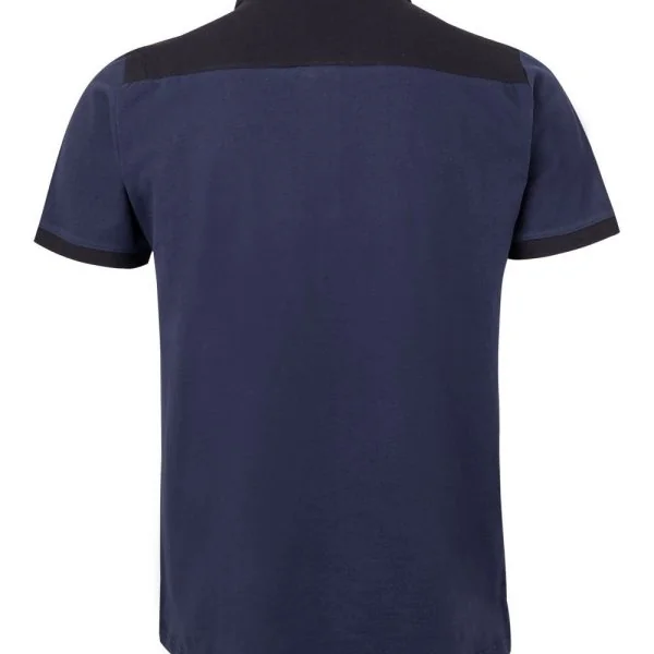 Two-Tone Short Sleeve Stretch Polo Shirt gallery