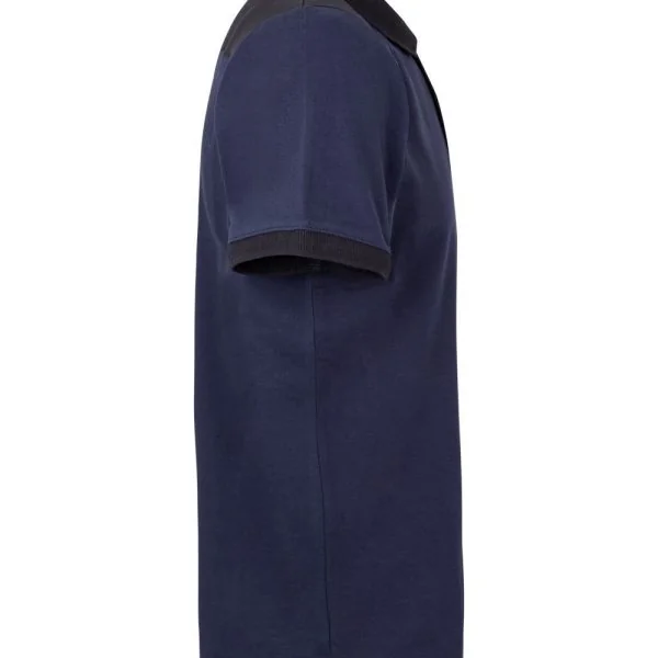 Two-Tone Short Sleeve Stretch Polo Shirt gallery