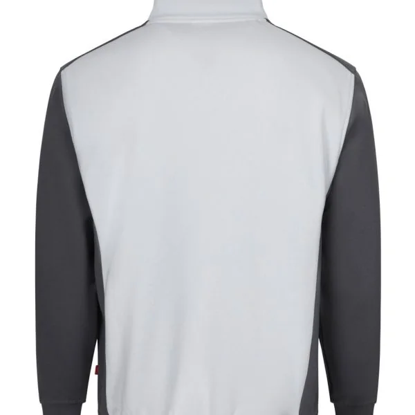 Two tone turtleneck half-zip sweatshirt gallery