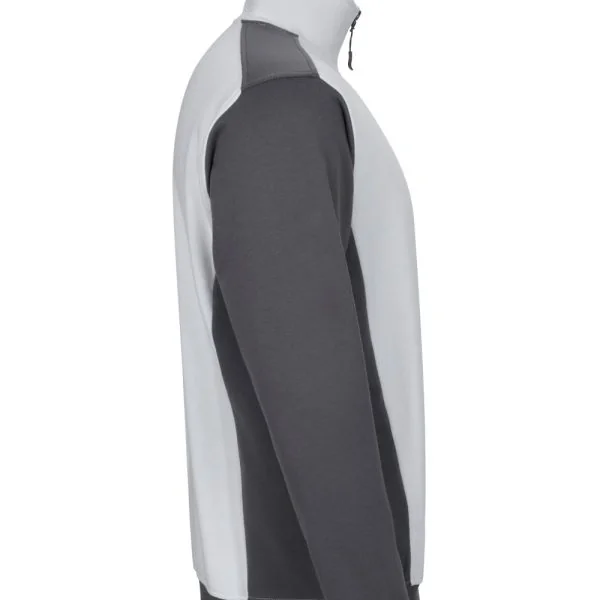 Two tone turtleneck half-zip sweatshirt gallery