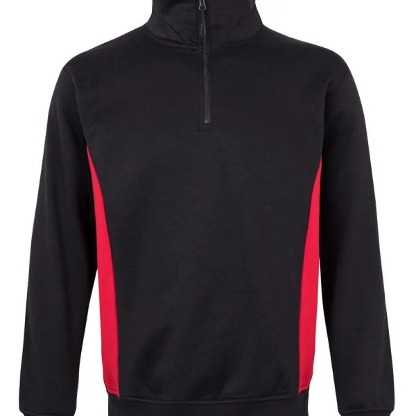 Two-Tone Half-Zip Sweatshirt gallery