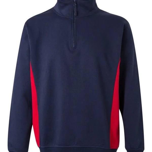 Two-Tone Half-Zip Sweatshirt gallery