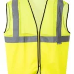 Professional vest with mesh fabric