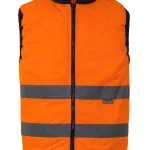Reversible padded vest