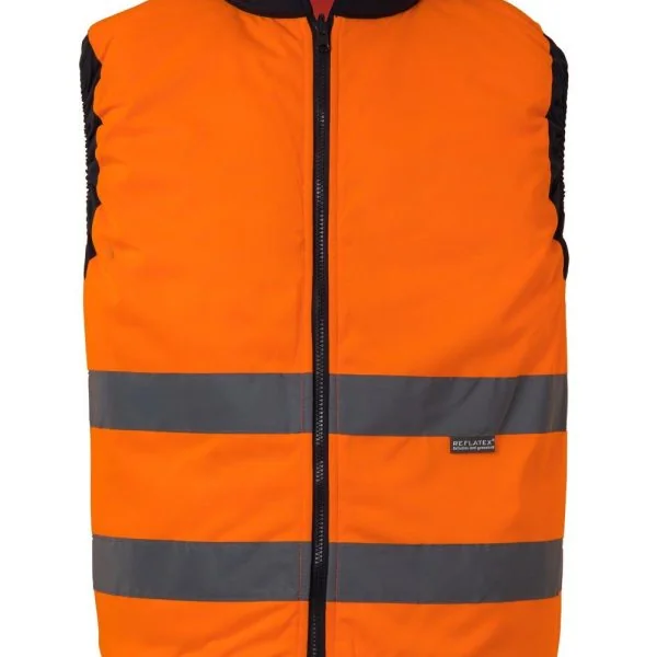 Reversible padded vest