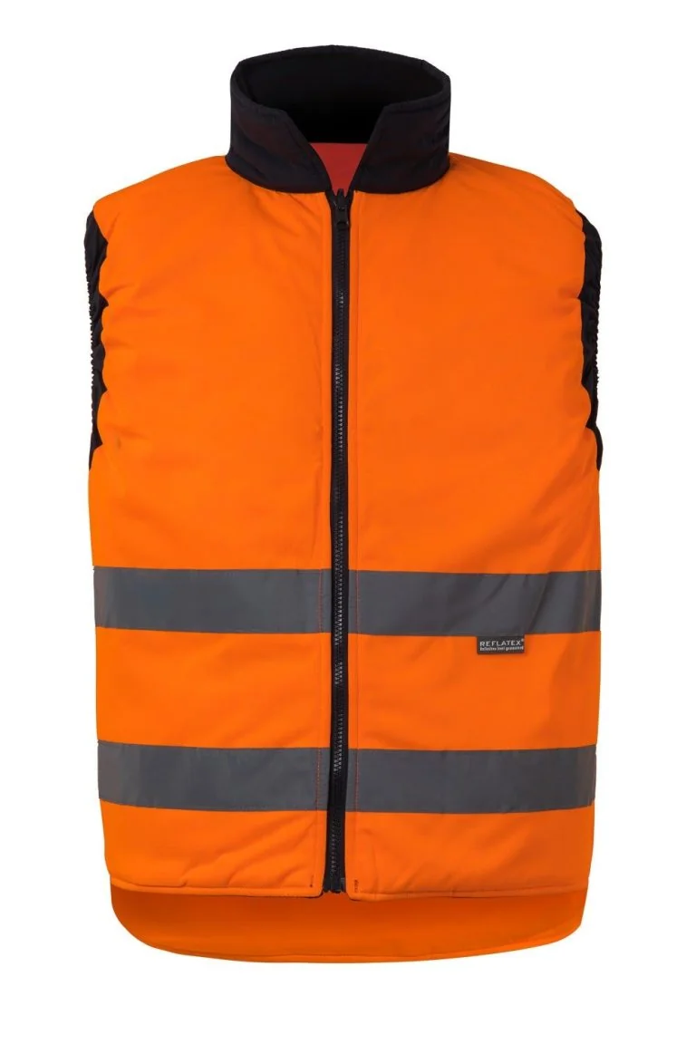 Reversible padded vest