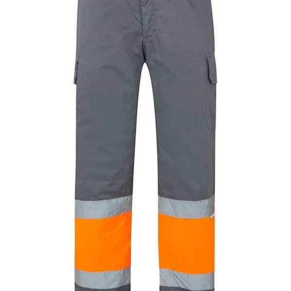 Two-tone multi-pocket trousers gallery
