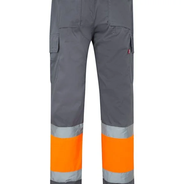 Two-tone multi-pocket trousers gallery