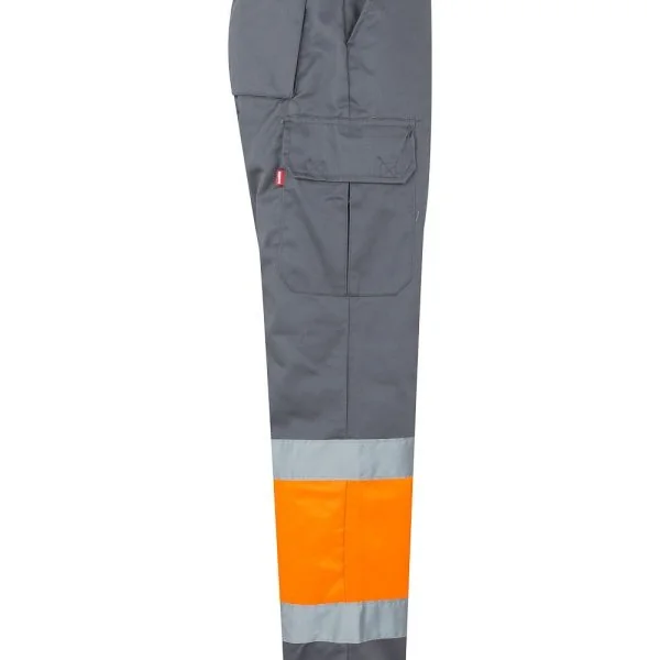 Two-tone multi-pocket trousers gallery