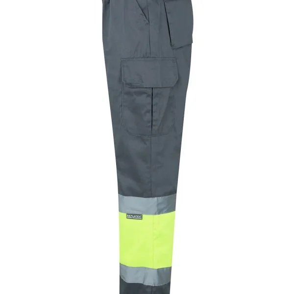 Two-tone multi-pocket trousers gallery
