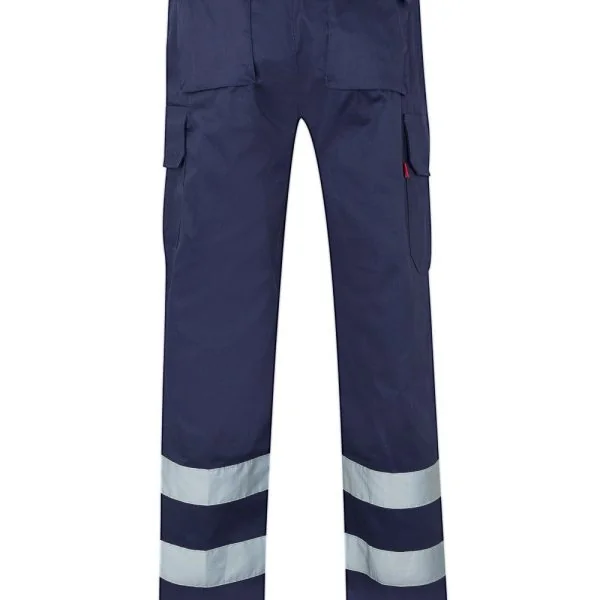 Multi-Pocket Trousers with Reflective Tape gallery
