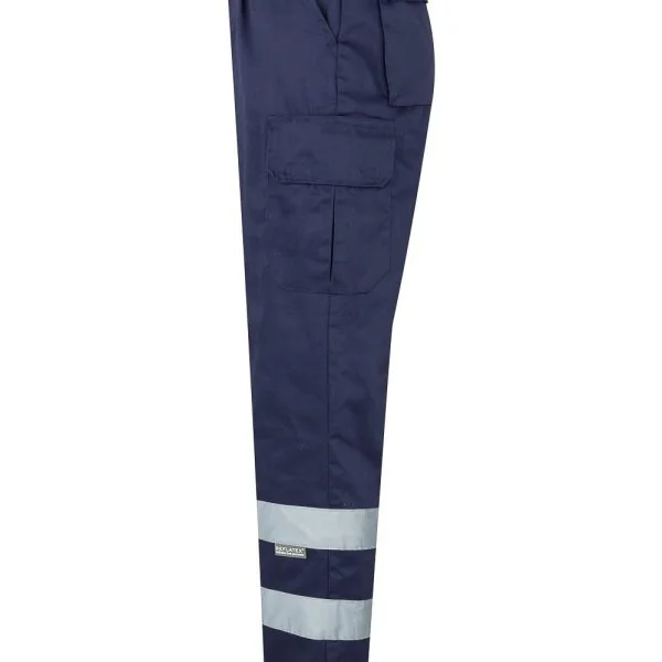 Multi-Pocket Trousers with Reflective Tape gallery