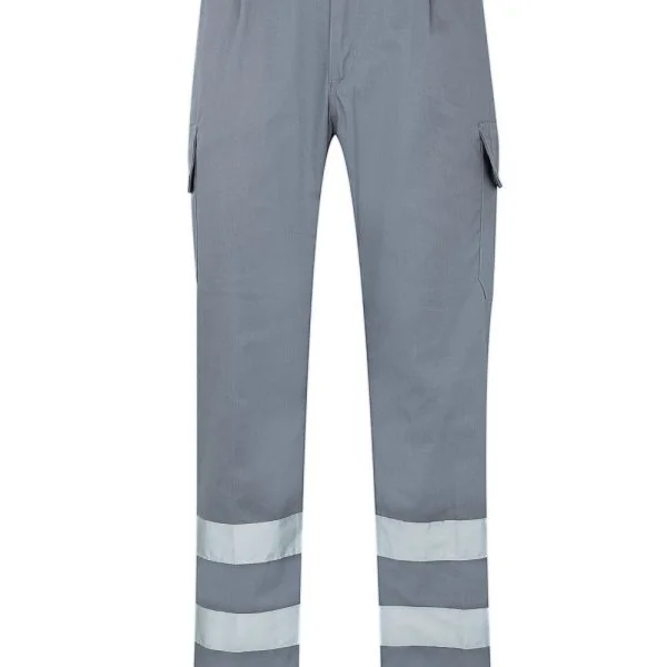 Multi-Pocket Trousers with Reflective Tape gallery
