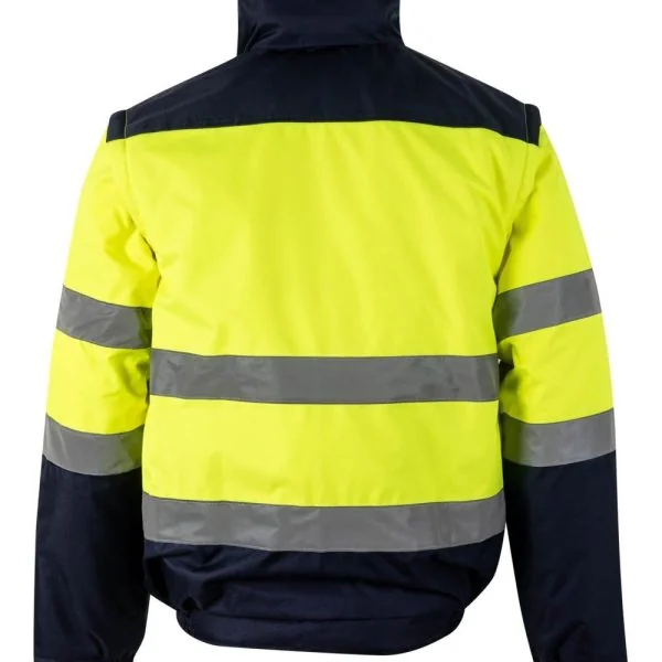 Two-tone padded jacket gallery