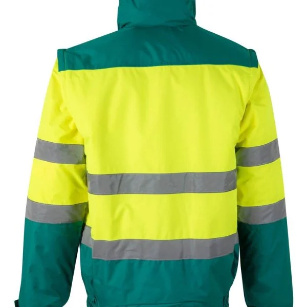 Two-tone padded jacket gallery