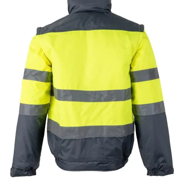 Two-tone padded jacket gallery