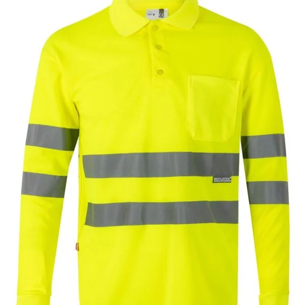 Long sleeve polo shirt