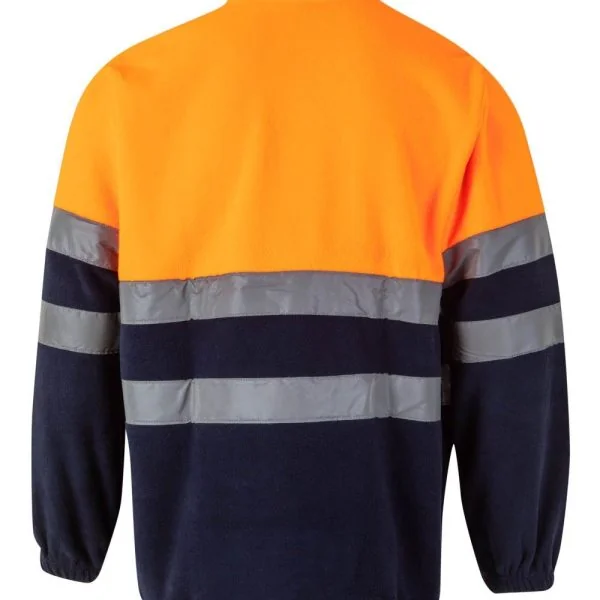 Two-tone fleece sweater gallery