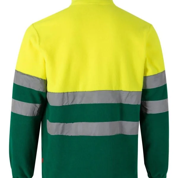 Two-tone fleece sweater gallery