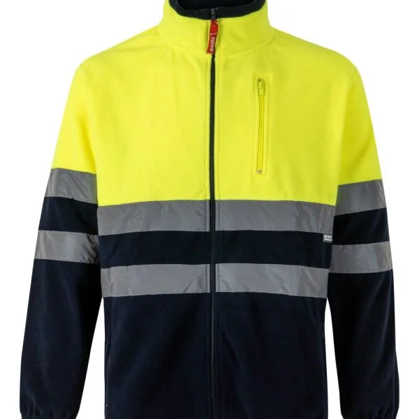 Two-tone fleece jacket gallery