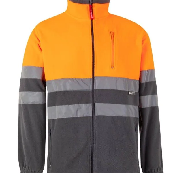 Two-tone fleece jacket gallery
