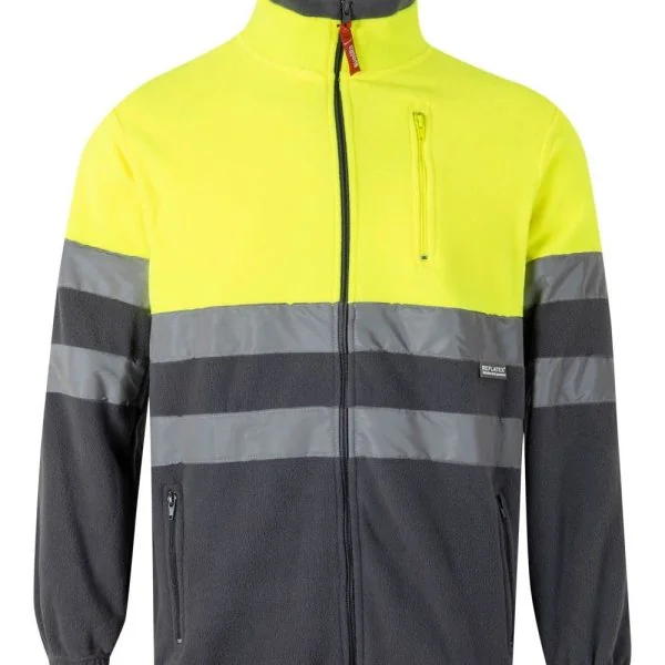 Two-tone fleece jacket gallery