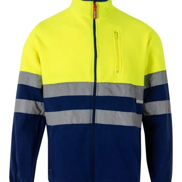 Two-tone fleece jacket gallery