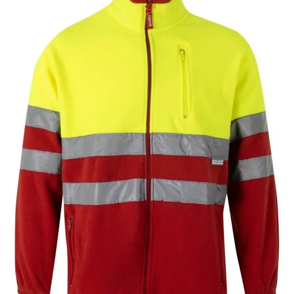 Two-tone fleece jacket gallery