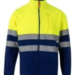 Two-tone fleece jacket