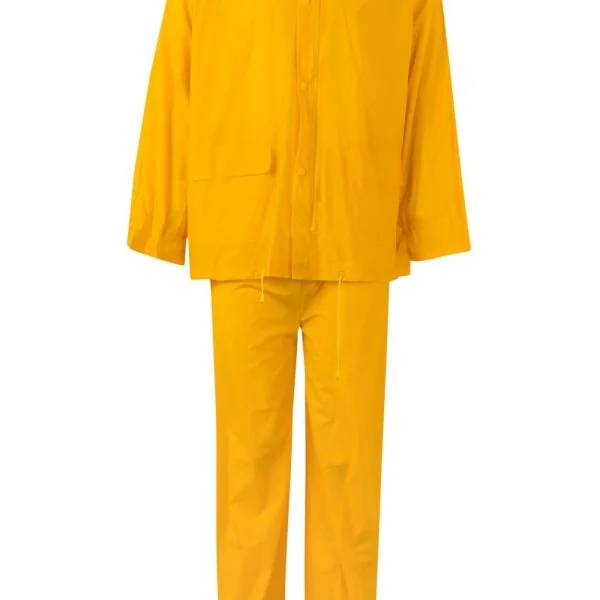 Two-Piece Rain Suit with Hood