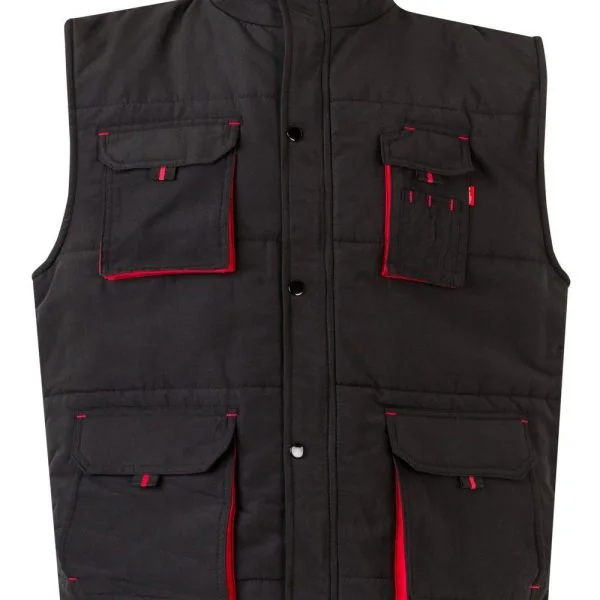 Two-Tone Multi-Pocket Padded Vest gallery